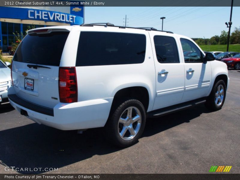 Summit White / Ebony 2012 Chevrolet Suburban LT 4x4