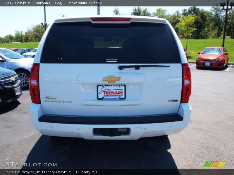 Summit White / Ebony 2012 Chevrolet Suburban LT 4x4
