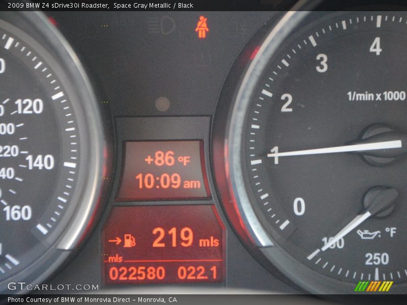 Space Gray Metallic / Black 2009 BMW Z4 sDrive30i Roadster