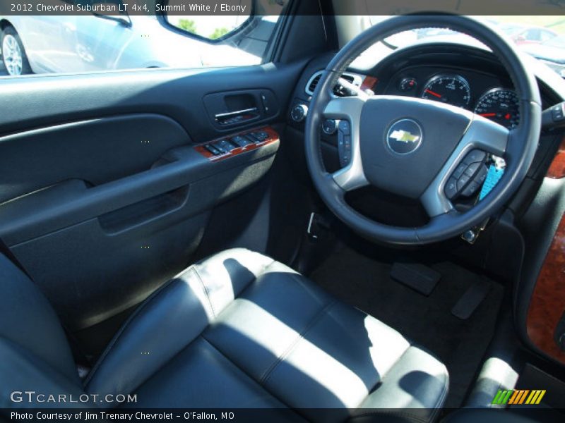 Summit White / Ebony 2012 Chevrolet Suburban LT 4x4