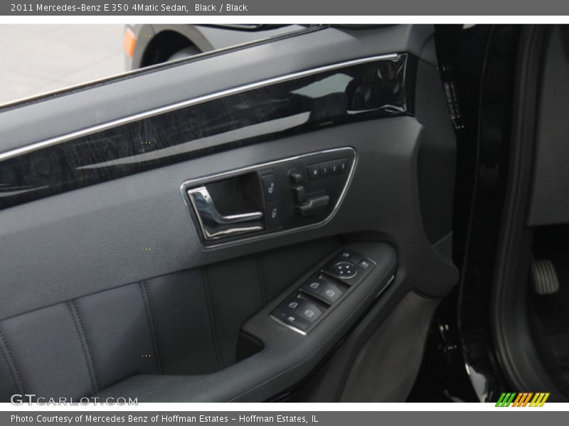 Black / Black 2011 Mercedes-Benz E 350 4Matic Sedan