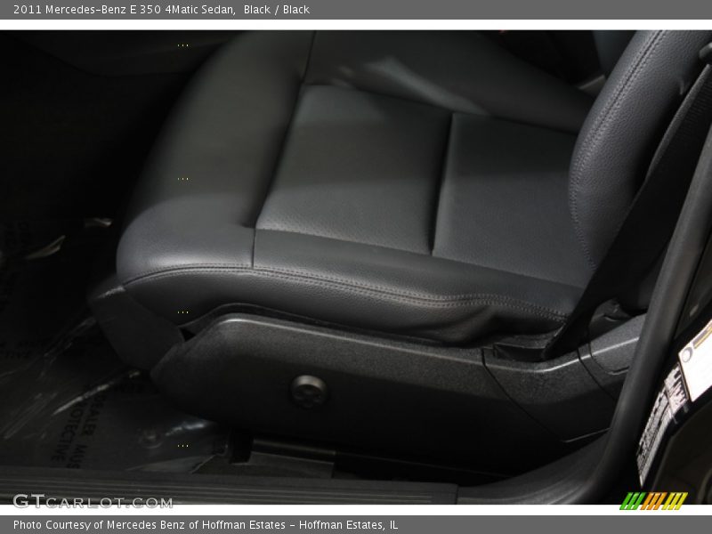 Black / Black 2011 Mercedes-Benz E 350 4Matic Sedan