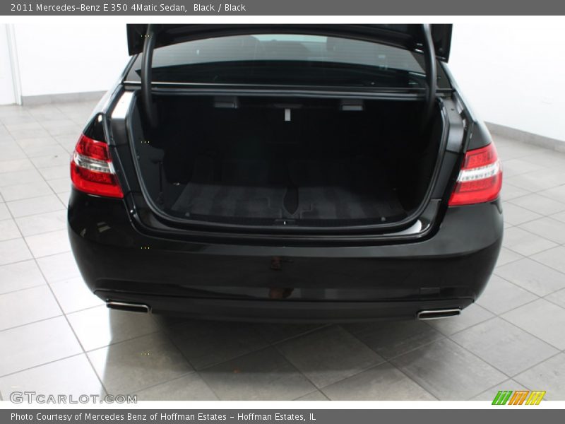 Black / Black 2011 Mercedes-Benz E 350 4Matic Sedan