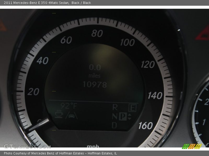 Black / Black 2011 Mercedes-Benz E 350 4Matic Sedan