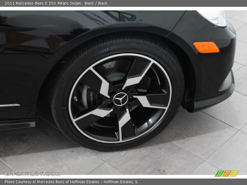 Black / Black 2011 Mercedes-Benz E 350 4Matic Sedan