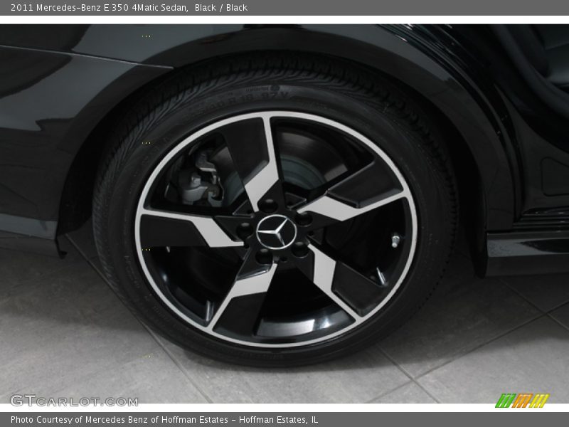 Black / Black 2011 Mercedes-Benz E 350 4Matic Sedan