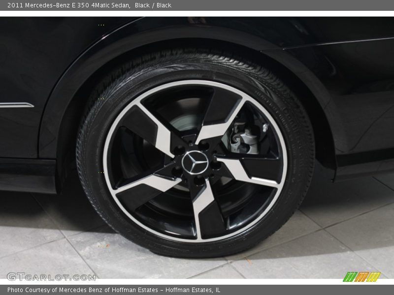 Black / Black 2011 Mercedes-Benz E 350 4Matic Sedan