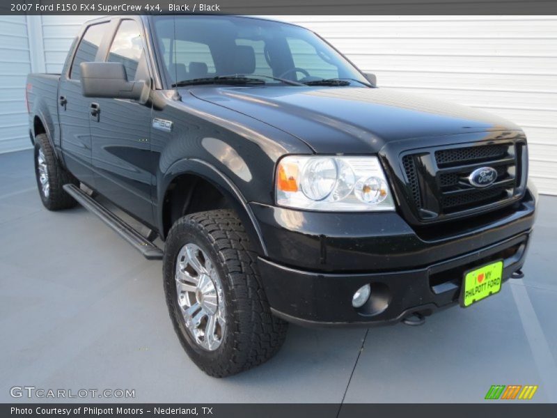 Black / Black 2007 Ford F150 FX4 SuperCrew 4x4