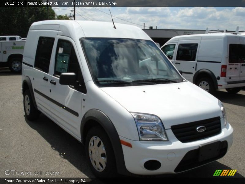 Frozen White / Dark Grey 2012 Ford Transit Connect XLT Van