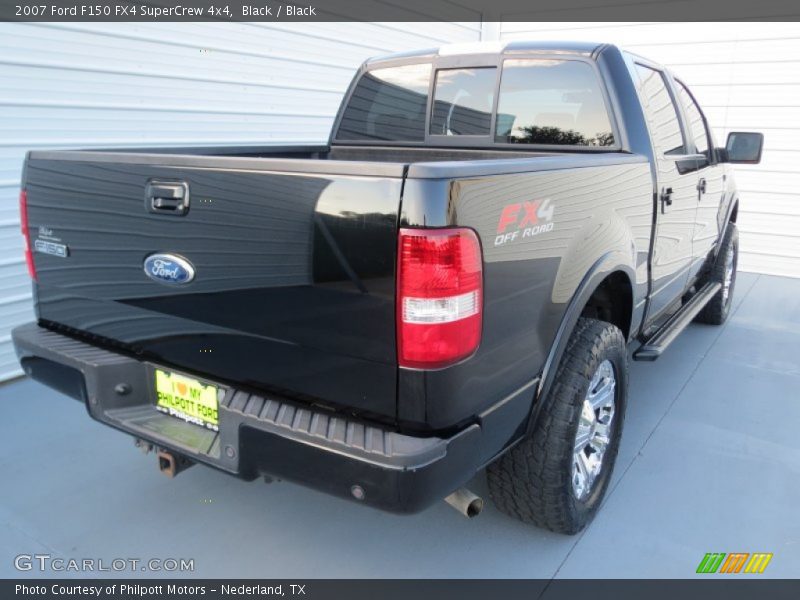 Black / Black 2007 Ford F150 FX4 SuperCrew 4x4