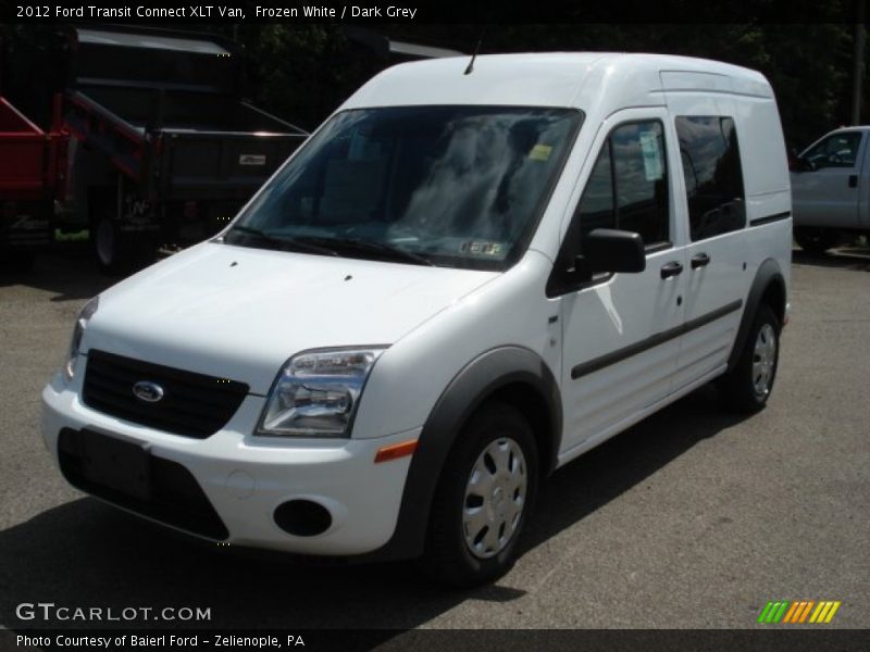 Frozen White / Dark Grey 2012 Ford Transit Connect XLT Van