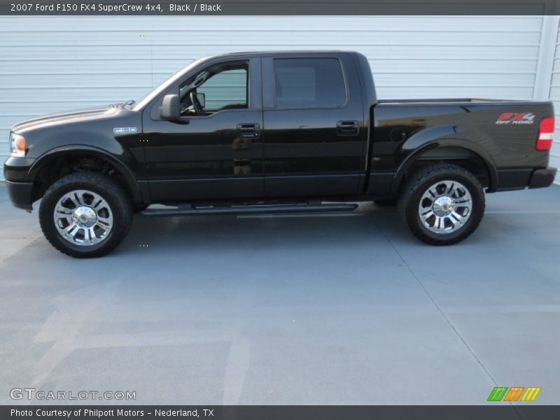 Black / Black 2007 Ford F150 FX4 SuperCrew 4x4