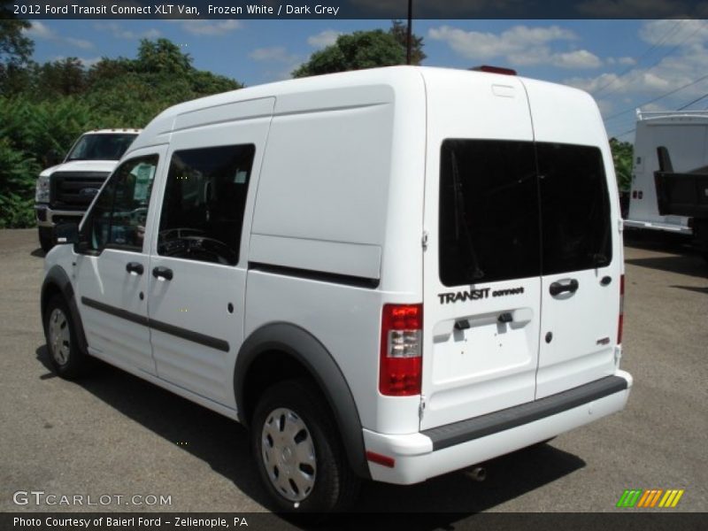 Frozen White / Dark Grey 2012 Ford Transit Connect XLT Van