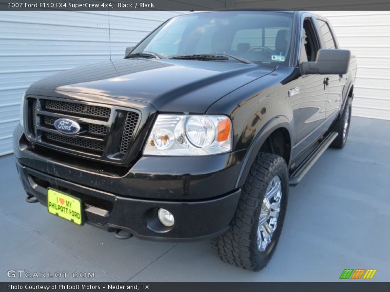 Black / Black 2007 Ford F150 FX4 SuperCrew 4x4