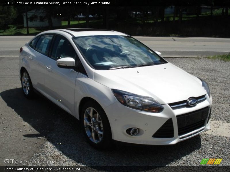 Front 3/4 View of 2013 Focus Titanium Sedan