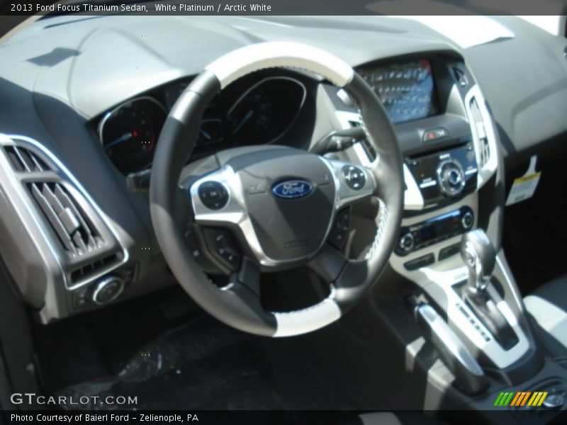 Dashboard of 2013 Focus Titanium Sedan