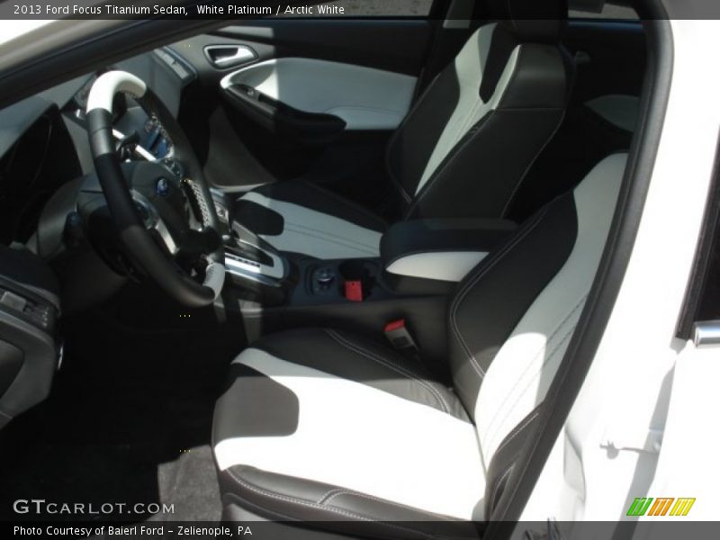 Front Seat of 2013 Focus Titanium Sedan
