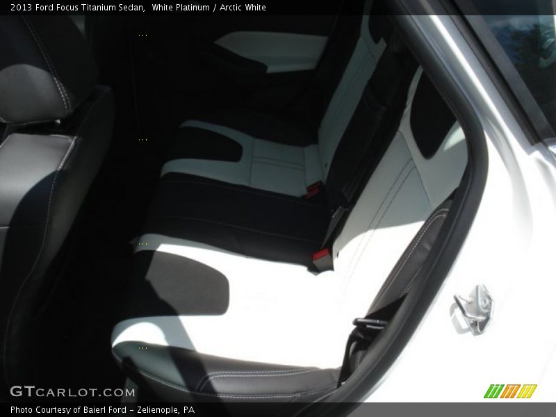 Rear Seat of 2013 Focus Titanium Sedan