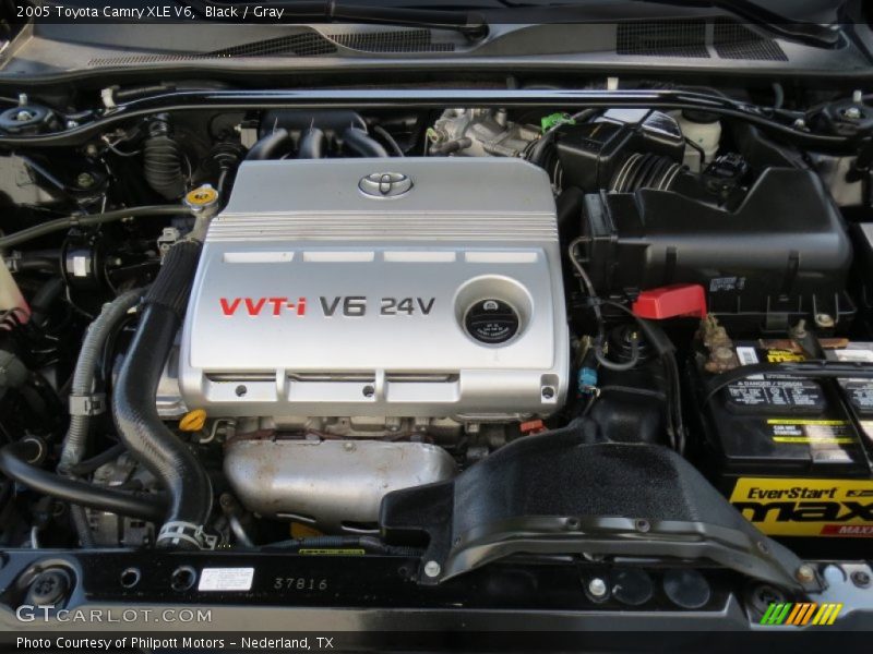 Black / Gray 2005 Toyota Camry XLE V6