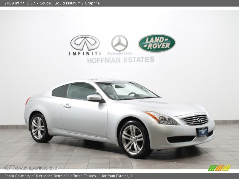 Liquid Platinum / Graphite 2009 Infiniti G 37 x Coupe