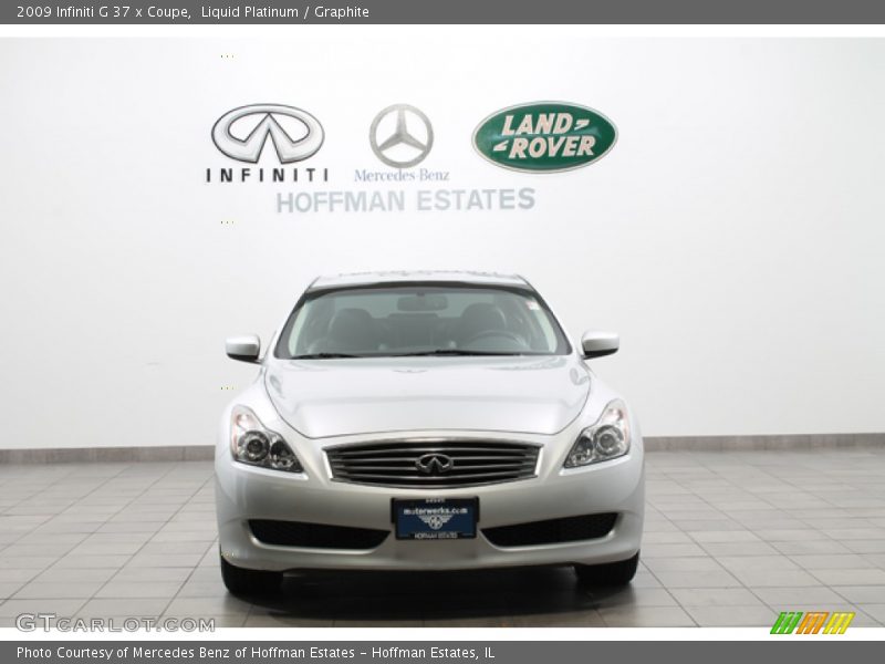Liquid Platinum / Graphite 2009 Infiniti G 37 x Coupe