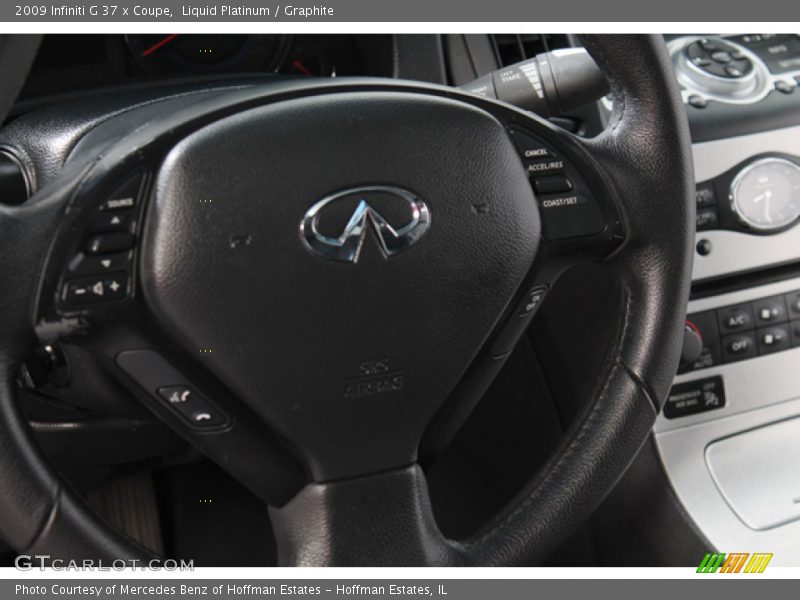 Liquid Platinum / Graphite 2009 Infiniti G 37 x Coupe