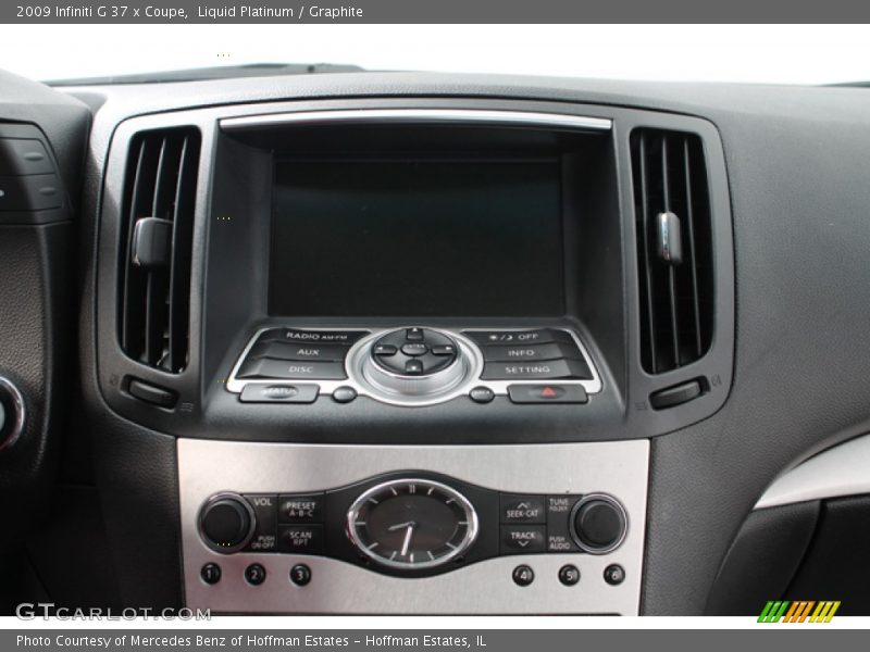 Liquid Platinum / Graphite 2009 Infiniti G 37 x Coupe