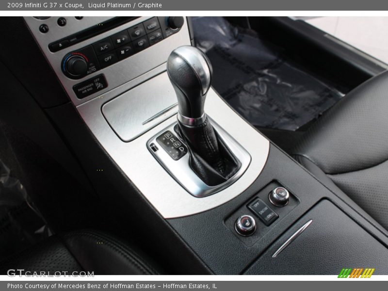 Liquid Platinum / Graphite 2009 Infiniti G 37 x Coupe