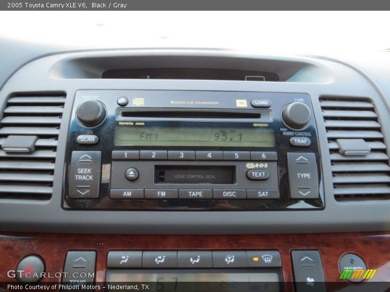 Black / Gray 2005 Toyota Camry XLE V6