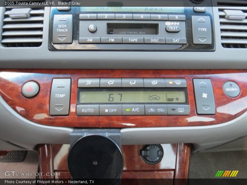 Black / Gray 2005 Toyota Camry XLE V6