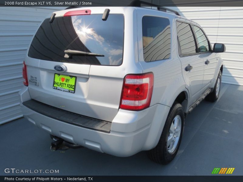 Silver Metallic / Stone 2008 Ford Escape XLT V6