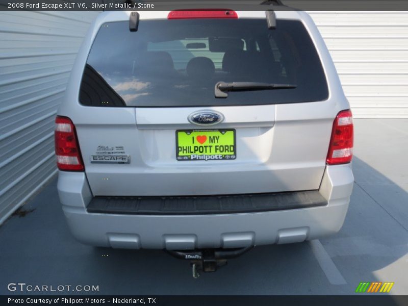 Silver Metallic / Stone 2008 Ford Escape XLT V6