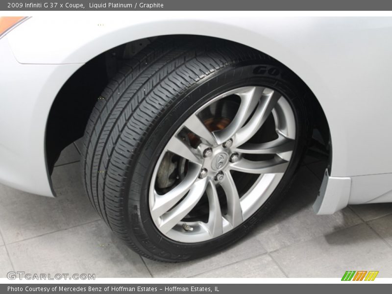 Liquid Platinum / Graphite 2009 Infiniti G 37 x Coupe