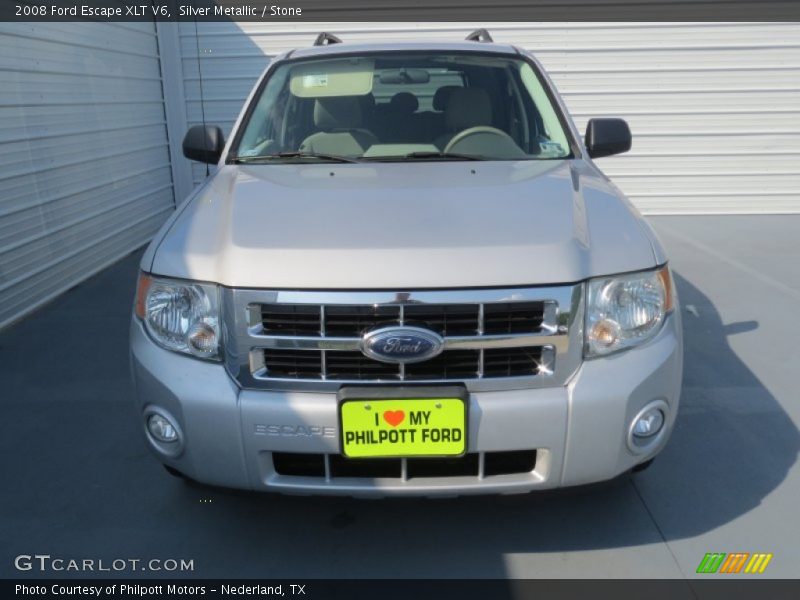 Silver Metallic / Stone 2008 Ford Escape XLT V6
