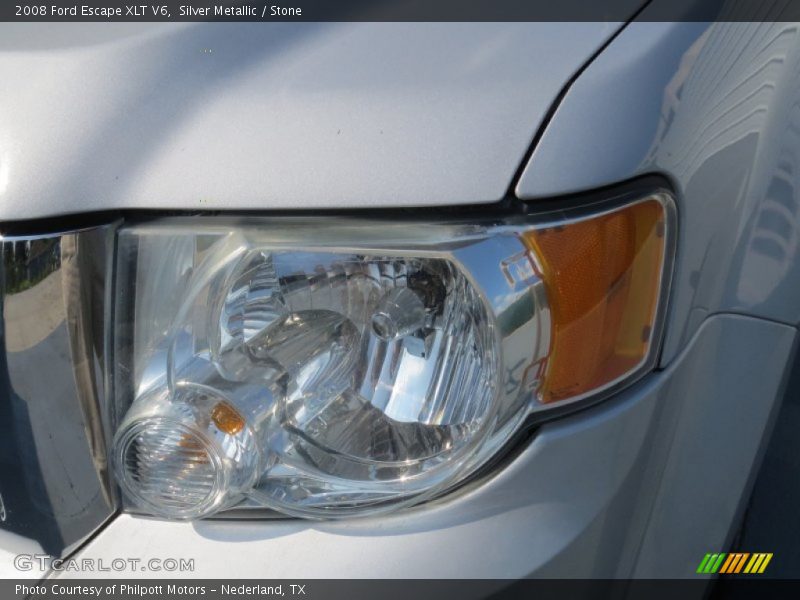 Silver Metallic / Stone 2008 Ford Escape XLT V6