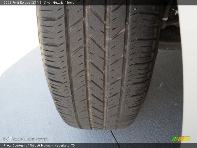 Silver Metallic / Stone 2008 Ford Escape XLT V6