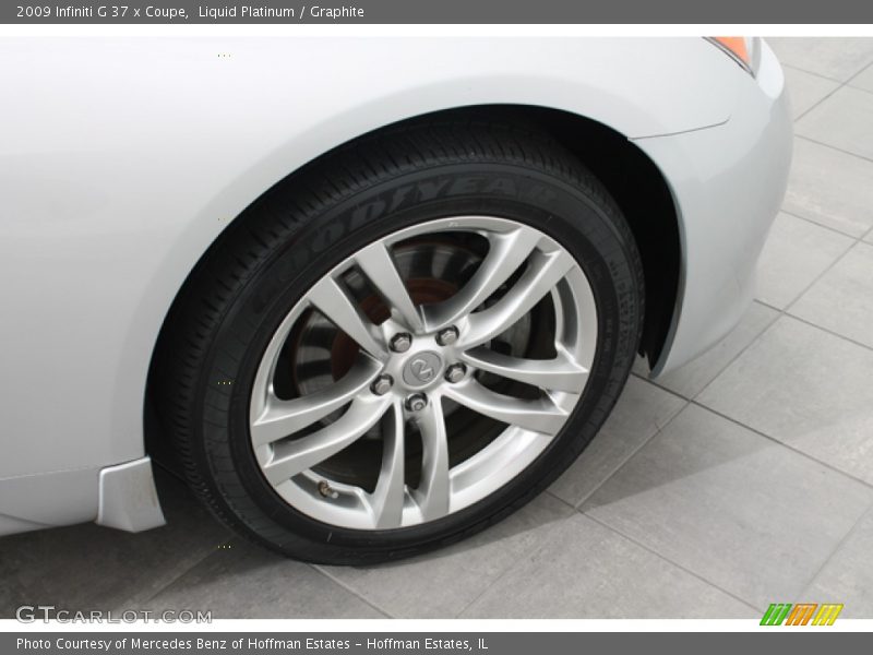 Liquid Platinum / Graphite 2009 Infiniti G 37 x Coupe