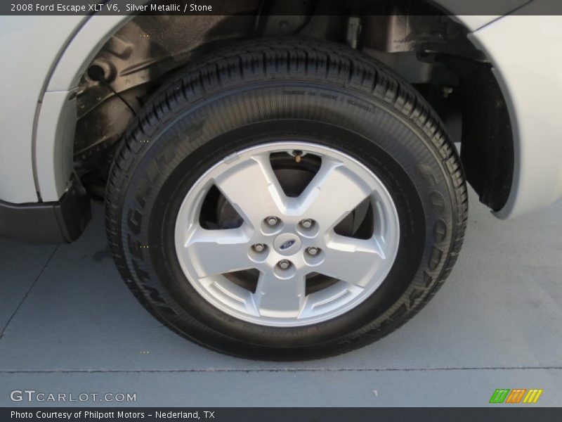 Silver Metallic / Stone 2008 Ford Escape XLT V6