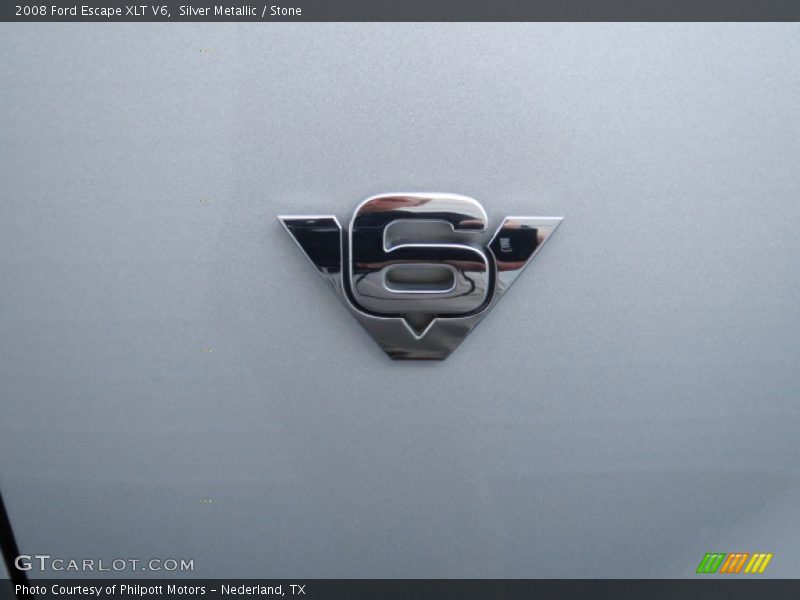 Silver Metallic / Stone 2008 Ford Escape XLT V6