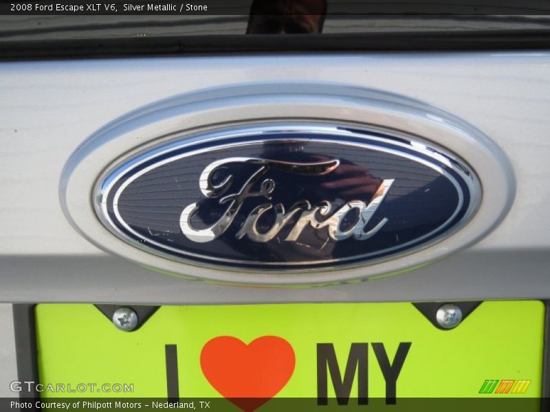 Silver Metallic / Stone 2008 Ford Escape XLT V6