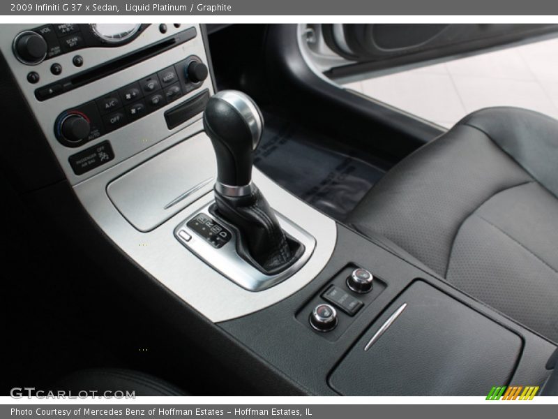 Liquid Platinum / Graphite 2009 Infiniti G 37 x Sedan