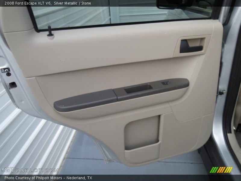 Silver Metallic / Stone 2008 Ford Escape XLT V6