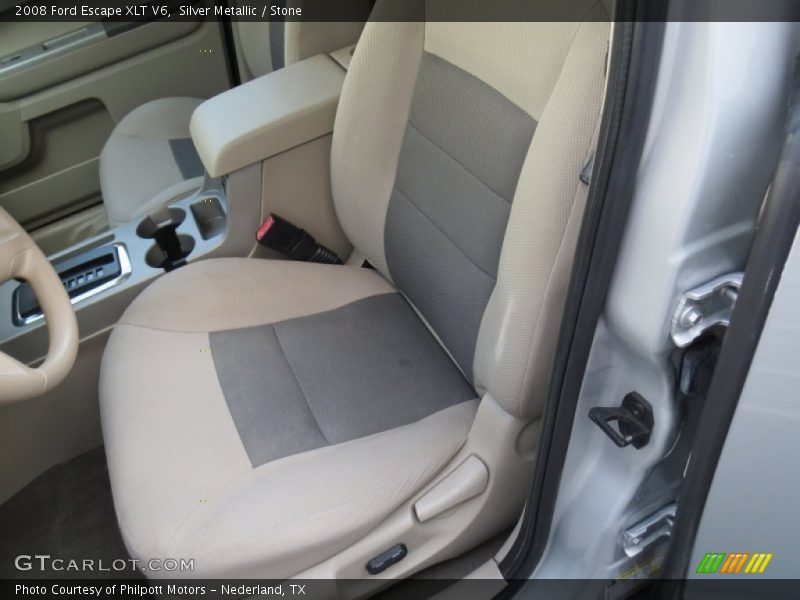 Silver Metallic / Stone 2008 Ford Escape XLT V6