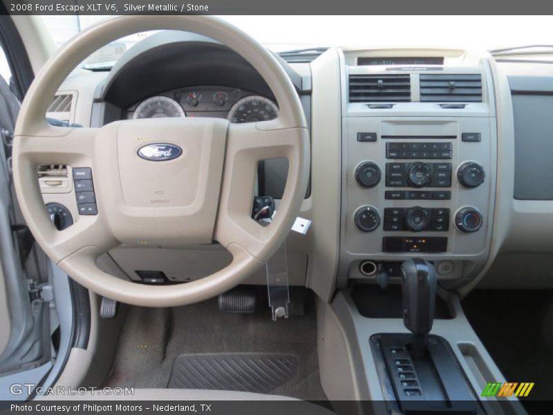 Silver Metallic / Stone 2008 Ford Escape XLT V6
