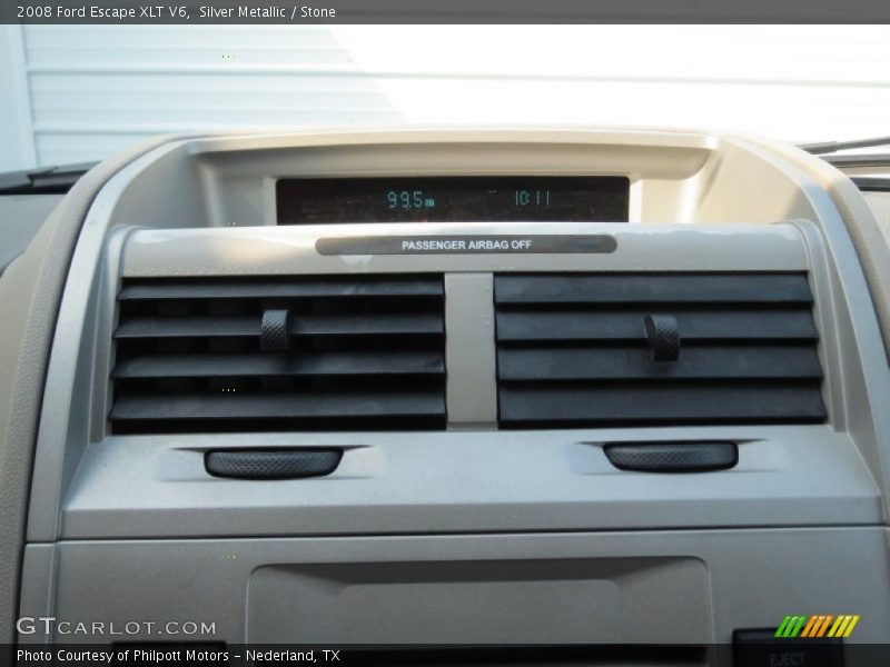 Silver Metallic / Stone 2008 Ford Escape XLT V6