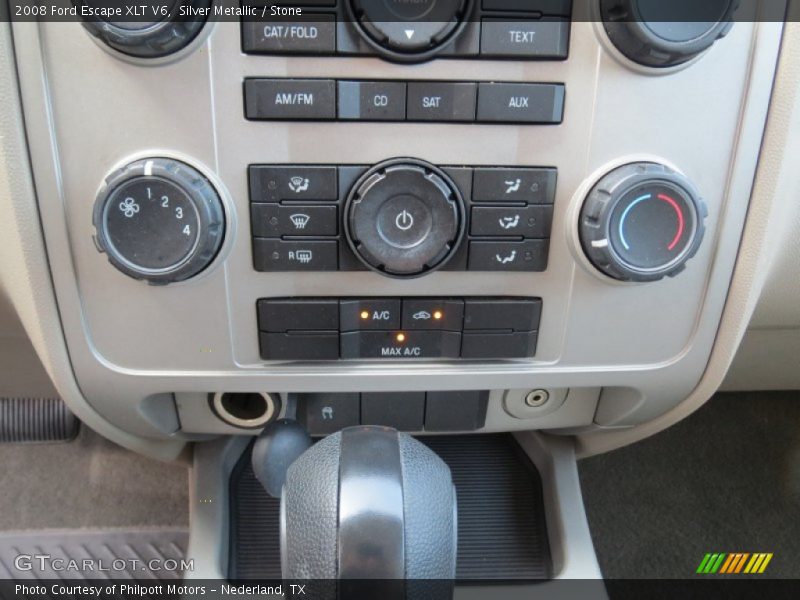 Silver Metallic / Stone 2008 Ford Escape XLT V6