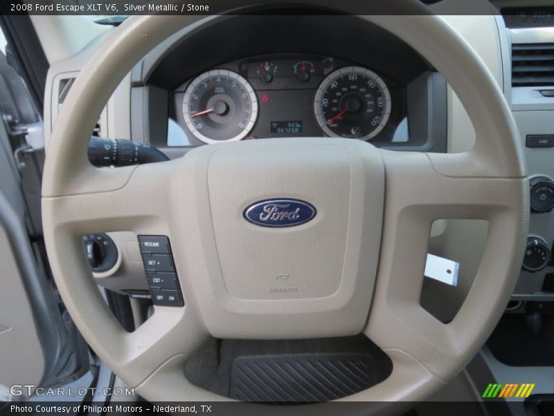 Silver Metallic / Stone 2008 Ford Escape XLT V6