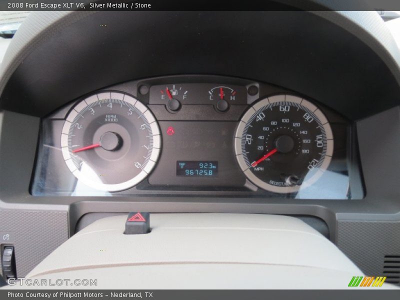 Silver Metallic / Stone 2008 Ford Escape XLT V6