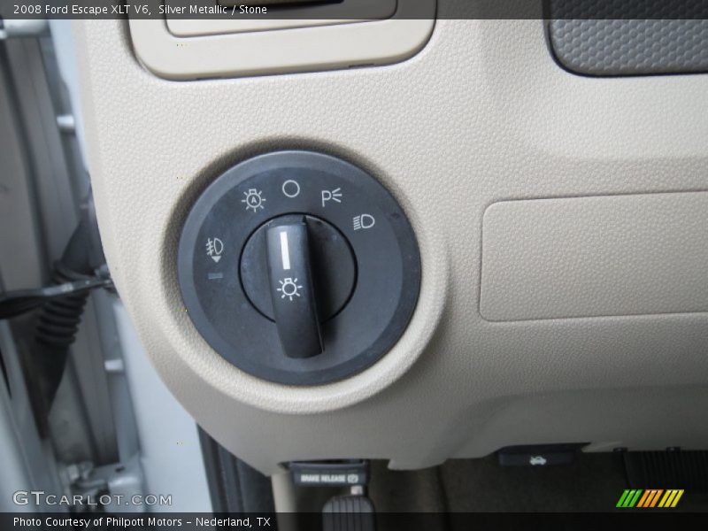 Silver Metallic / Stone 2008 Ford Escape XLT V6