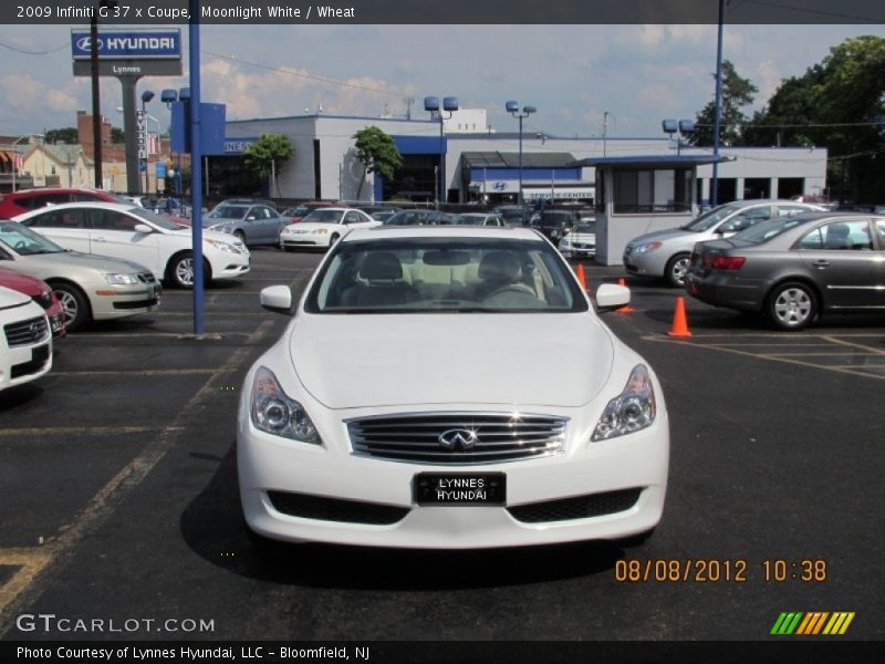 Moonlight White / Wheat 2009 Infiniti G 37 x Coupe